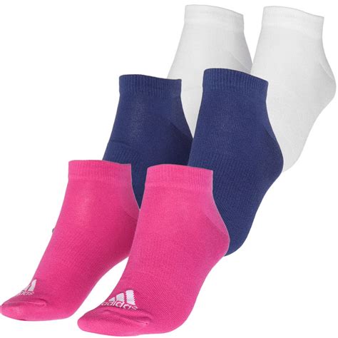 adidas Calcetines deportivos lineales altos para mujer (3 pares).